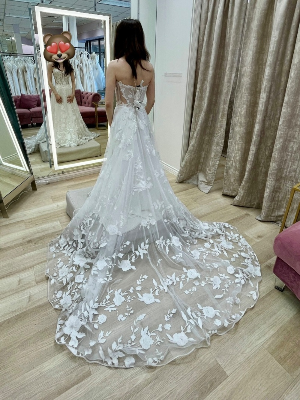 Maggie Sottero Natalie Wedding Dress -- NWT, Unaltered - Picture 11 of 12
